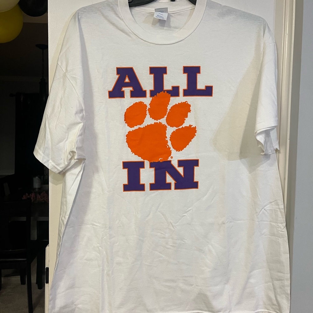 Port and Company White T-Shirt with Vibrant Graphic